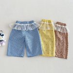 【73-120】パンツ 可愛い ヒョウ柄 女の子 履きやすい ボトムス - 画像 (3)