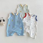 【66-90】ロンパース ノースリーブ カートゥーン 可愛い ベビー服 - 画像 (9)