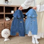 【66-90】オールインワン&帽子 デニム ノースリーブ カジュアル ベビー服 - 画像 (7)