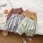 【66-100】ワイドパンツ ストライプ ゆったり 履きやすい ボトムス