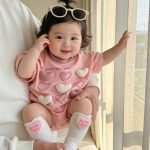 【66-90】ロンパース ハート 可愛い おしゃれ 赤ちゃん - 画像 (14)