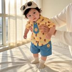 【73-100】セットアップ ネクタイ付き 可愛い - 画像 (4)