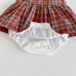 【66-90】ロンパース レッド チェック 可愛い ベビー服 - 画像 (14)