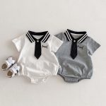 【66-90】ロンパース POLO シンプル おしゃれ ベビー服