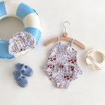 【66-100】水着 可愛い フラワー スイムウェア - 画像 (7)