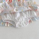 【66-90】キャミロンパース ピンク フラワー 可愛い 女の子 - 画像 (11)