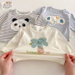 【73-120】Tシャツ 男の子ワッペン付き 可愛い トップス - 画像 (12)