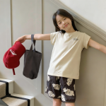 【80-130】半袖Ｔシャツ 女の子 履きやすい 無地 - 画像 (3)