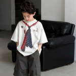 【100-170】半袖Tシャツ 男の子 クール ゆったり 合わせやすい