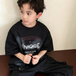 【100-170】半袖Tシャツ 男の子 ルーズ ファッション - 画像 (3)