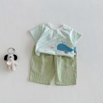 【73-110】Tシャツ 可愛い ボーダー トップス - 画像 (8)