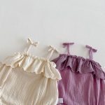 【66-90】キャミロンパース ふわふわ シンプル ベビー服 - 画像 (14)