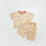 【90-130】セットアップ キッズ 半袖 動物柄 ルームウェア - 画像 (19)