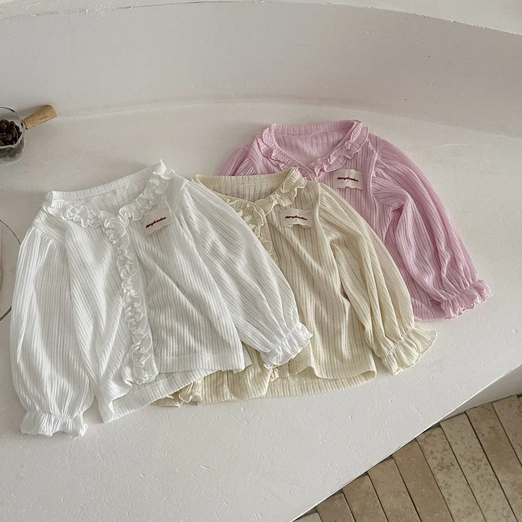 54c08c98bc48562905a8cc6ed0c3741d_750x.webp 【73-100】カーディガン ベビー 女の子 フリル 日焼け止め - 画像 (1)