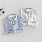 【66-90】オールインワン ダブルポケット セーラー 可愛い ベビー服 - 画像 (8)