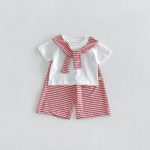 【73-110】セットアップ ショール付きTシャツ&パンツ - 画像 (5)