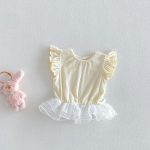 【73-110】シャツorパンツ フリル メッシュ シンプル 可愛い 女の子 - 画像 (7)