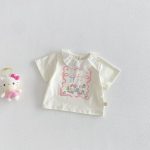 【73-120】Tシャツ 可愛い ガールズ 着心地良い トップス - 画像 (3)