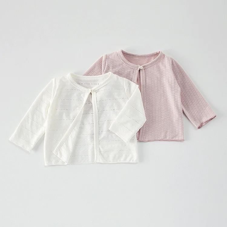 58f459f680ec5f50ebcfcd21e29f2836_750x.webp 【73-110】カーディガン ベビー 女の子 無地 日焼け止め - 画像 (1)