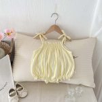 【66-90】キャミロンパース 花柄/ストライプ 可愛い ベビー服 - 画像 (10)