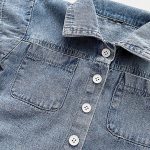 【66-100】セットアップ デニム 半袖 カジュアル ベビー服 - 画像 (8)