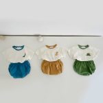 【73-100】セットアップ ベビー 恐竜柄 半袖Tシャツ&ショートパンツ - 画像 (3)