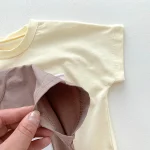 【66-90】ロンパース ベビー 半袖 キュート 軽やかな着心地 - 画像 (15)