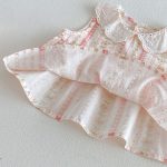 【73-120】セットアップ 女の子 花柄トップス&ストレートパンツ フリル付き 子供服 - 画像 (10)