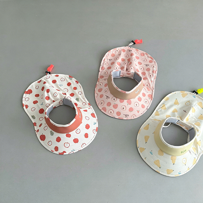 6 【GOODS】帽子 フルーツ柄 かわいい サンバイザー - 画像 (1)