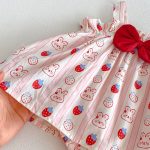 【66-90】ロンパース 可愛い ウサギ ピンク ベビー服 - 画像 (10)