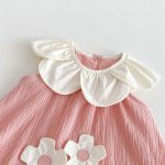 【73-120】ワンピース フリル襟 花柄 可愛い - 画像 (11)