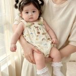 【66-90】ロンパース 可愛い キノコ ベビー服 - 画像 (9)