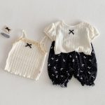 【73-110】キャミソールorTシャツorボトムス 蝶結び 女の子 おしゃれ - 画像 (10)