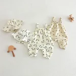 【66-100】ロンパース 帽子付き ベビー パンダ or チェリー柄 - 画像 (3)
