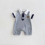 【66-90】ロンパース 肌触り良い 可愛い ベビー服 - 画像 (3)