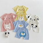【73-110】セットアップ アニマル 可愛い 肌に優しい