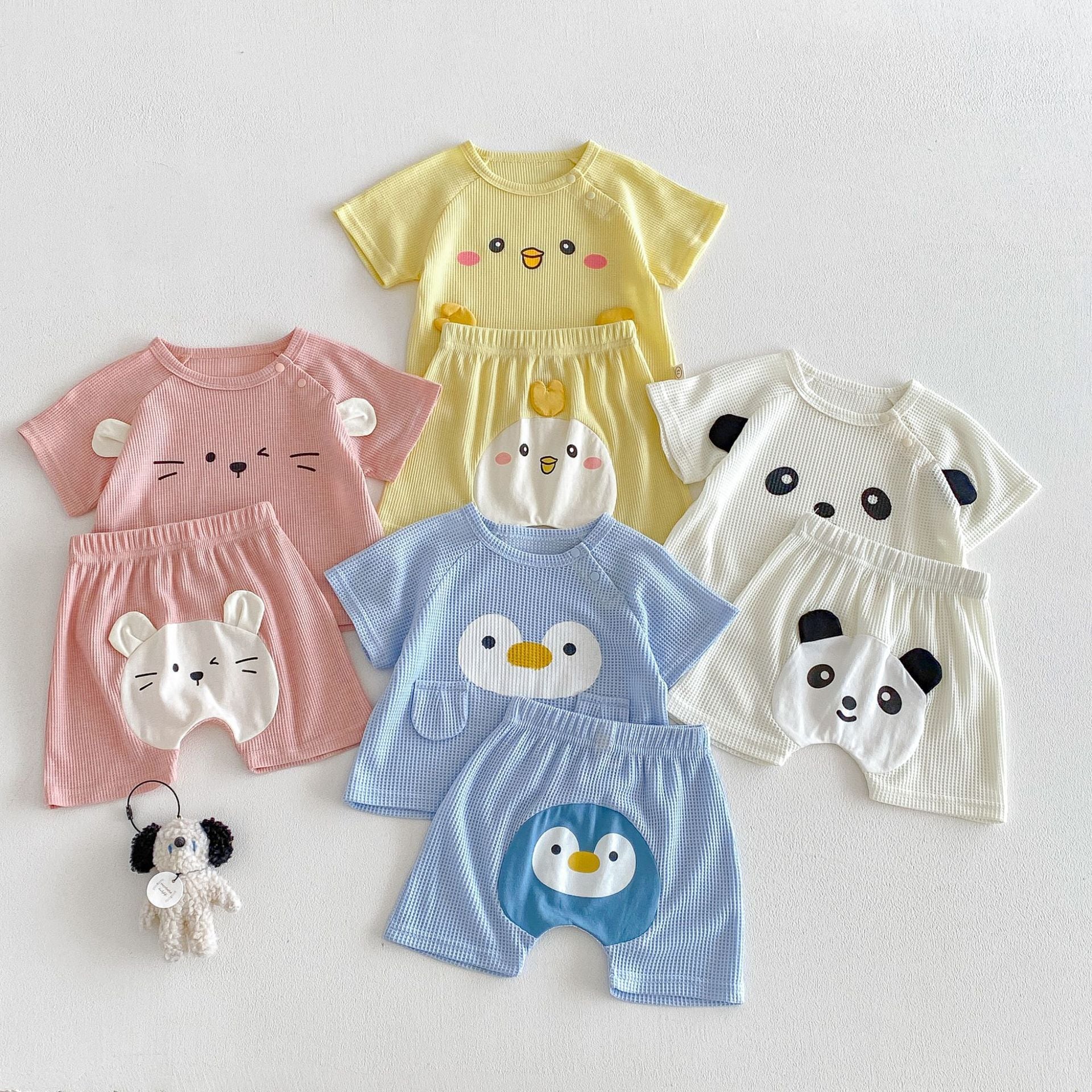 6b6c7babd8f699e242484f3b0d52169c.jpg 【73-110】セットアップ アニマル 可愛い 肌に優しい - 画像 (1)