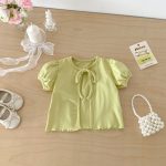【73-110】セットアップ Tシャツ&キャミソール 柔らか 無地 シンプル 女の子 - 画像 (12)