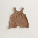 【73-100】サロペット ナチュラル 柔らかい シンプル ベビー服 - 画像 (5)