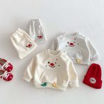 【73-100】セットアップ スマイル カジュアル 可愛い - 画像 (6)