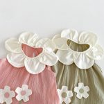【73-120】ワンピース フリル襟 花柄 可愛い - 画像 (10)