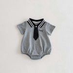 【66-90】ロンパース POLO シンプル おしゃれ ベビー服 - 画像 (5)
