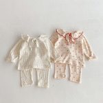 【73-100】セットアップ 柔らか フラワー柄 可愛い おしゃれ