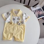【66-100】ロンパース キュート クマ 可愛い ベビー服 - 画像 (6)