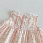 【73-120】セットアップ 女の子 花柄トップス&ストレートパンツ フリル付き 子供服 - 画像 (11)