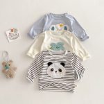 【73-120】Tシャツ 男の子ワッペン付き 可愛い トップス - 画像 (5)
