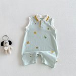 【66-90】ロンパース ノースリーブ カートゥーン 可愛い ベビー服 - 画像 (6)