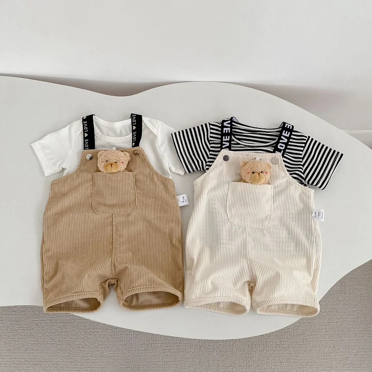7125348a35b760eb2ce00da6b59591a3_750x.webp 【73-110】サロペット ベビー ポケット付き コーデュロイ - 画像 (1)