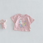 【80-150】Tシャツ 可愛い ドット 女の子 トップス - 画像 (5)