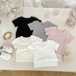【90-160】Tシャツ 柔らか 半袖 トップス - 画像 (2)